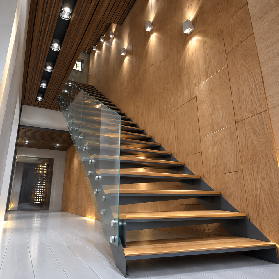 Metal staircase